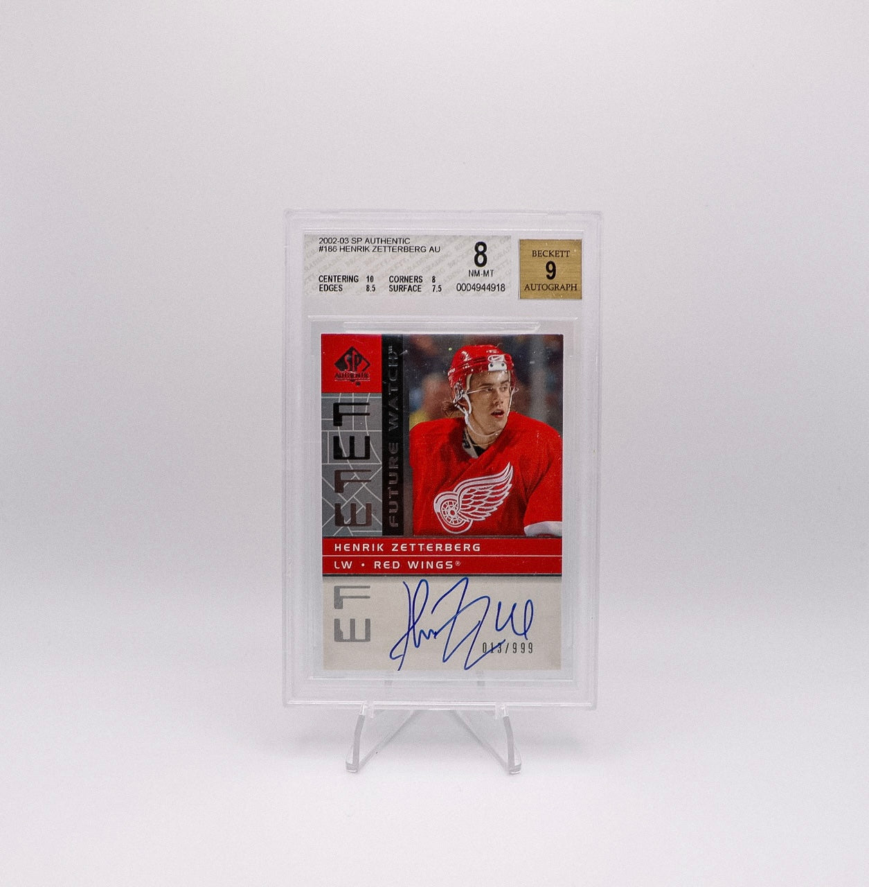 Henrik Zetterberg Rookie Auto