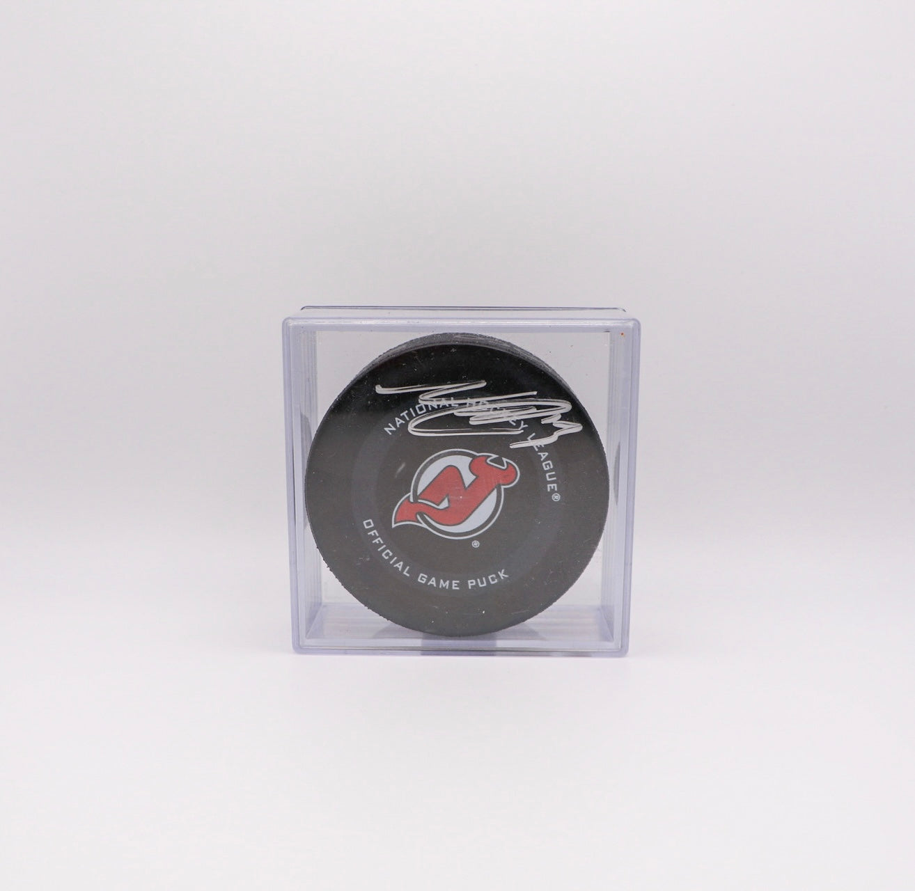 Nico Hischier Signed Puck